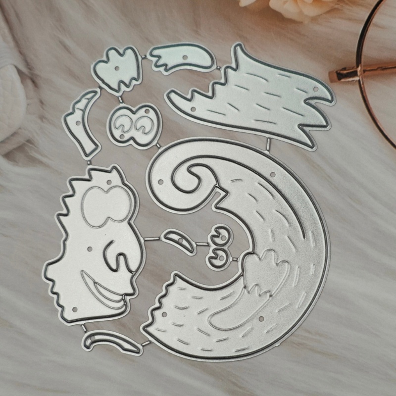 Khuôn Cắt Giấy Kim Loại Trang Trí Hình Động Vật Ngộ Nghĩnh