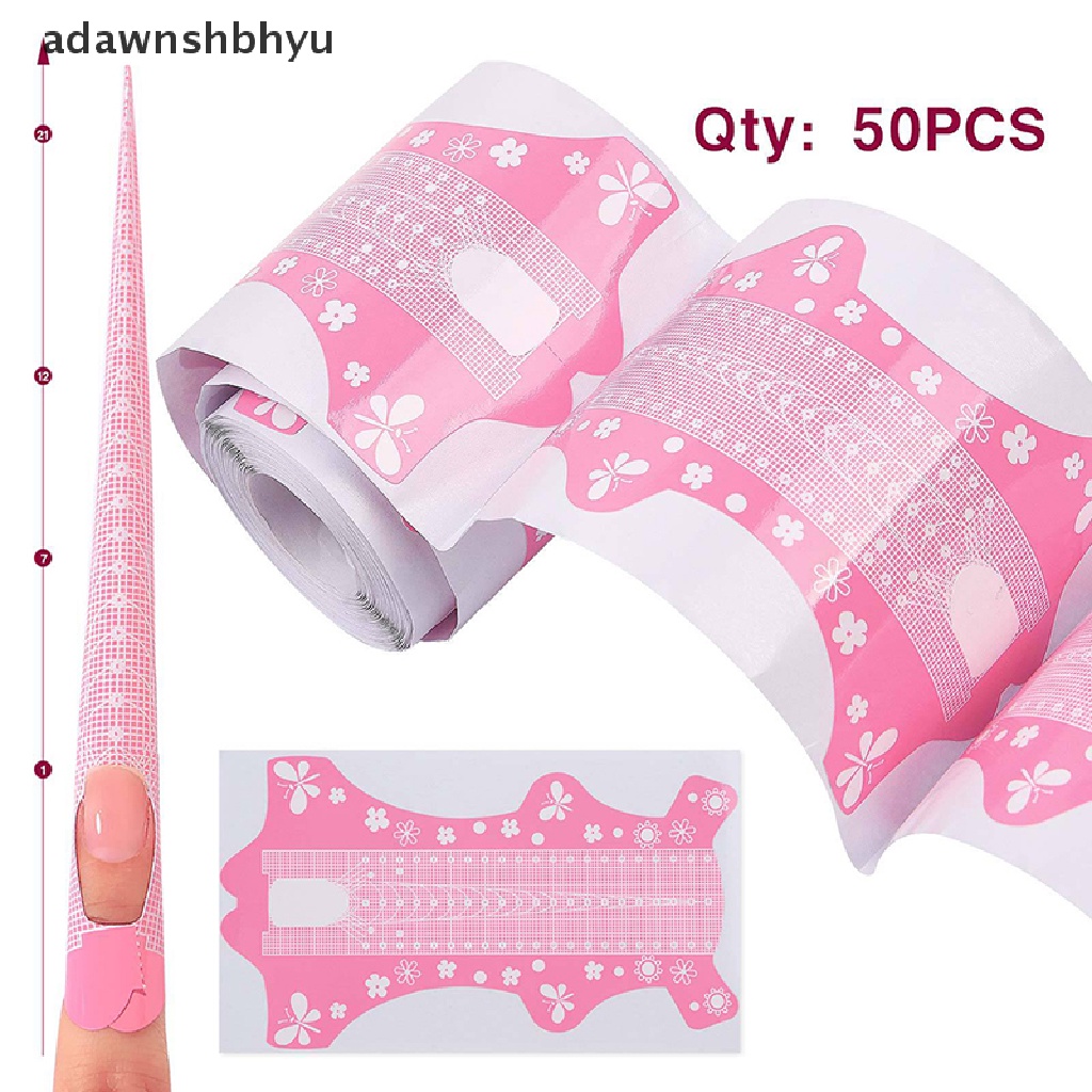 Cuộn 50 Miếng Dán Nối Dài Móng Tay Chuyên Dụng