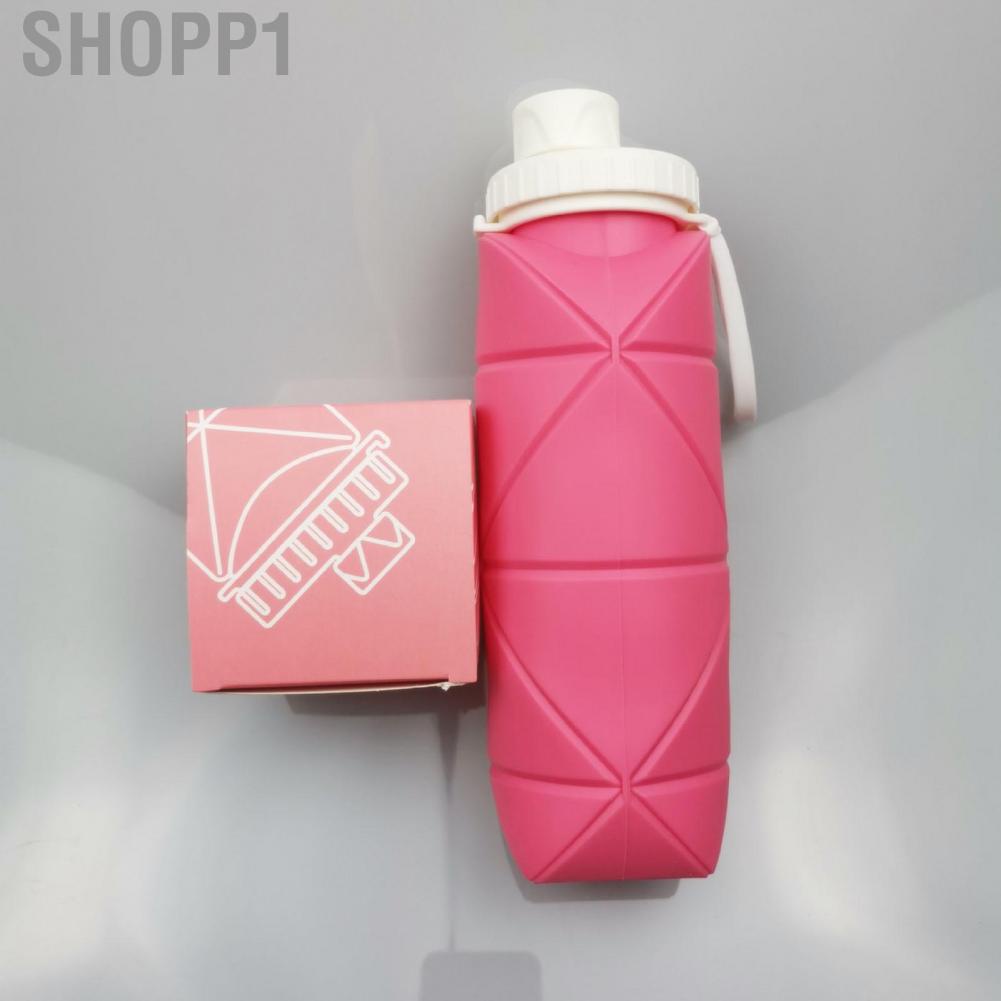 Shopp1 Collapsible Water Bottle Portable Mini Silicone Large Capacity Foldable Bottles for Outdoor Sports