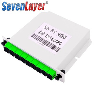 Sc apc plc1x2,1x4, 1x8,1x16 bộ chia sợi quang ftth plc splitter bộ chia quang đầu nối sc