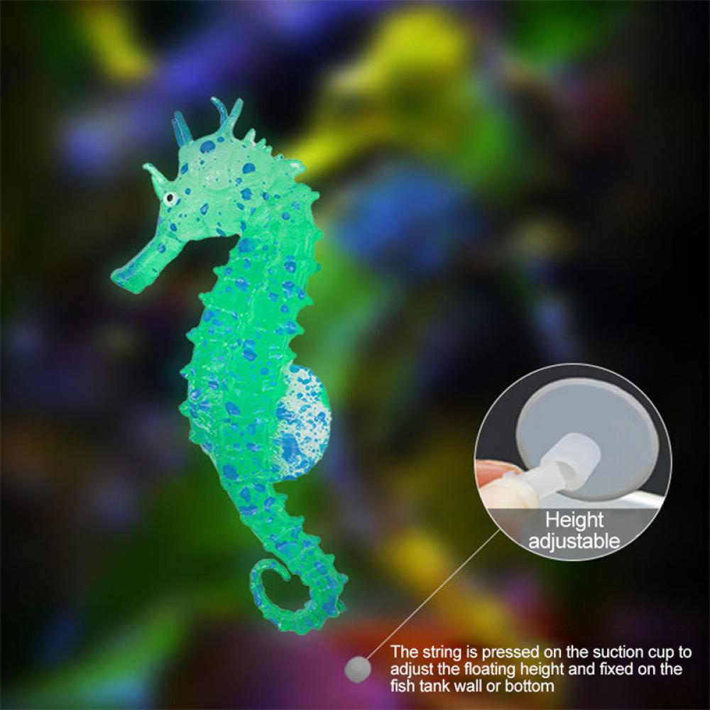 Sứa Biển Giả Bằng Silicone Phát Sáng Dùng Trang Trí Bể Cá E6P7