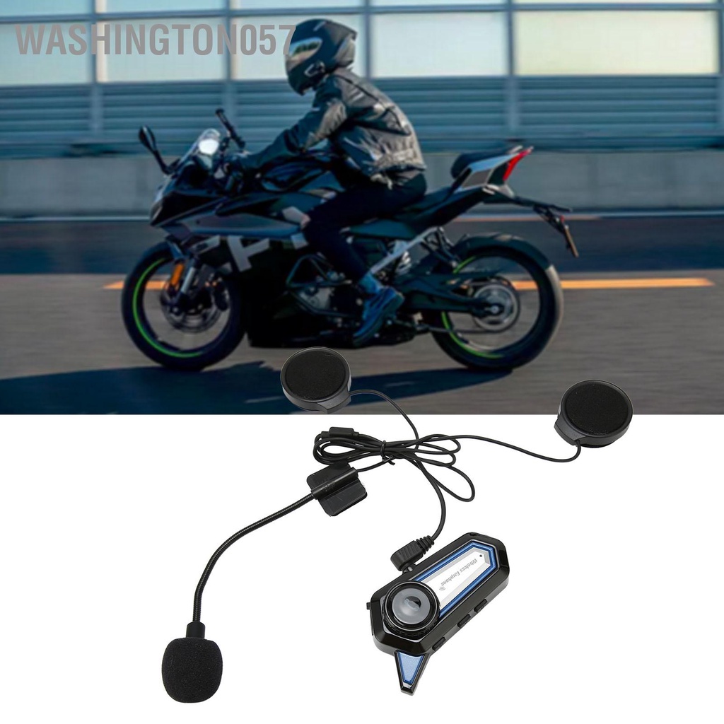 Có thể bán buôn Bộ Tai Nghe Bluetooth Chống Tiếng Ồn HD Chuyên Dụng Cho Nón Bảo Hiểm washington057 Hàng giao ngay