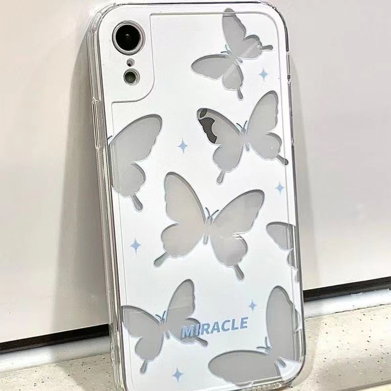 ✅Ốp Điện Thoại Họa Tiết Bươm Bướm Phong Cách Thời Trang Đường Phố Cho iPhone 12 14 / 13 XR 7plus 11ins
