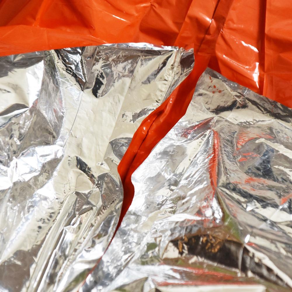 Áo Mưa Khẩn Cấp 1 Không Tay Có Mũ Trùm Cách Nhiệt Tiện Dụng Cho Hoạt Động Ngoài Trời