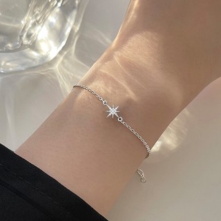Hexagram Star Bracelet Women Fashion Cute Silver Color Chain Bracelets Cuff Jewelry Accessories Gift