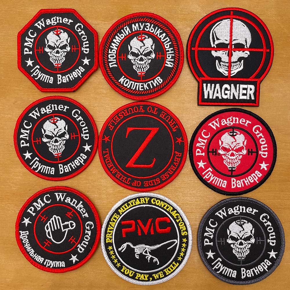 [Tùy chỉnh] Logo đầu lâu Mercenary của nhóm PMC Wagner của Nga ✷ ❈ Miếng dán Velcro / Huy hiệu / băng đô / Trang trí biểu tượng cho áo khoác Jeans Mũ ba lô