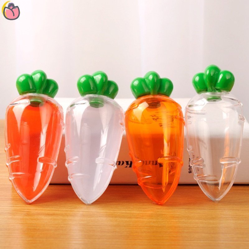 Set 10 Hộp Đựng Kẹo Bằng Nhựa Trong Suốt Hình Củ Cà Rốt Phục Sinh SJHY0308 HB