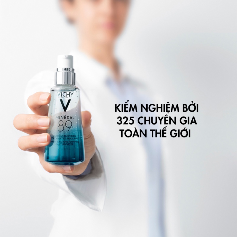 Bộ sản phẩm làm mềm da, phục hồi chuyên sâu và dưỡng ẩm giúp da sáng khoẻ Vichy Mineral 89