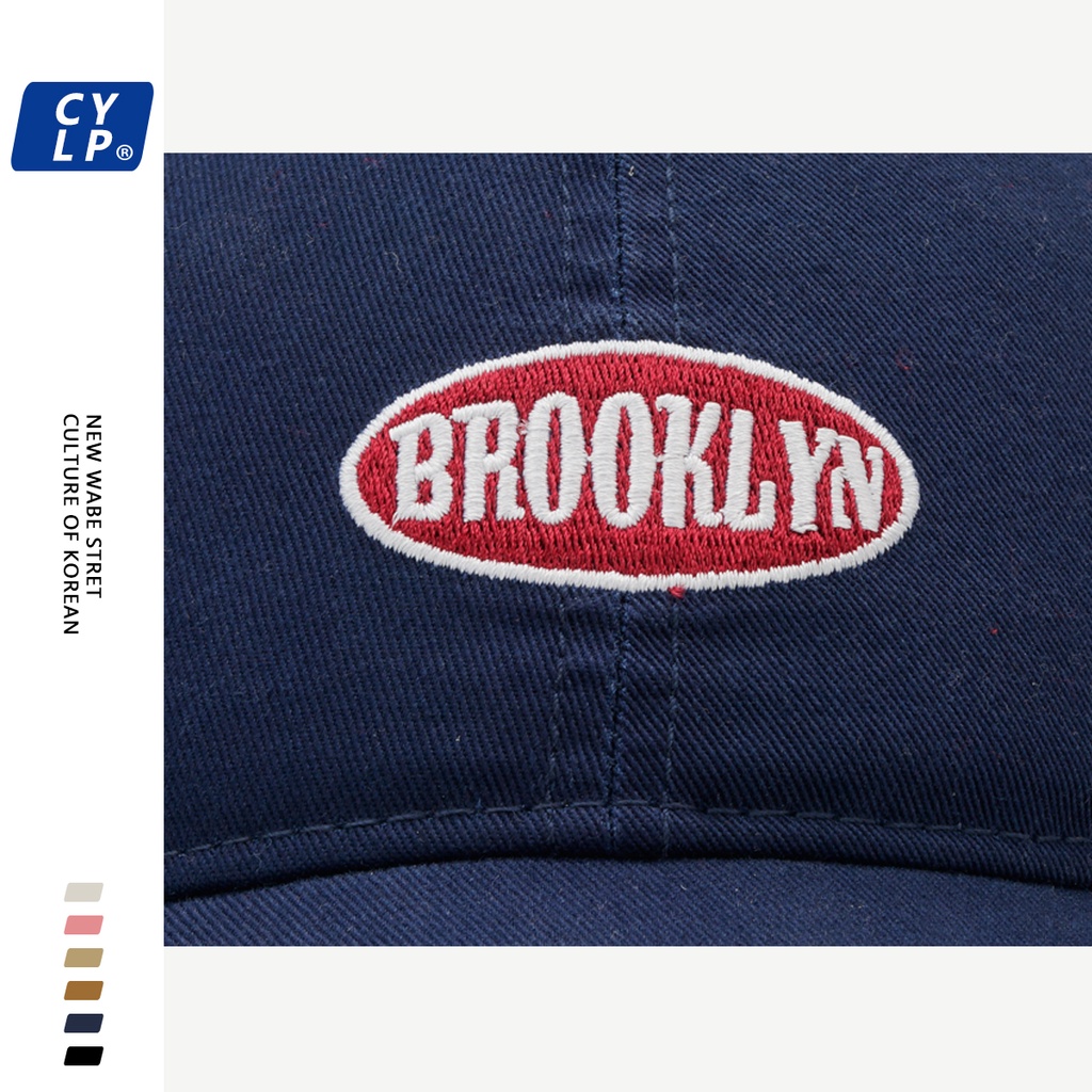 Mũ Lưỡi Trai Mềm Thêu Chữ Phong Cách Đường Phố Hàn Quốc Thời Trang Xuân Hè Cho Cặp Đôi