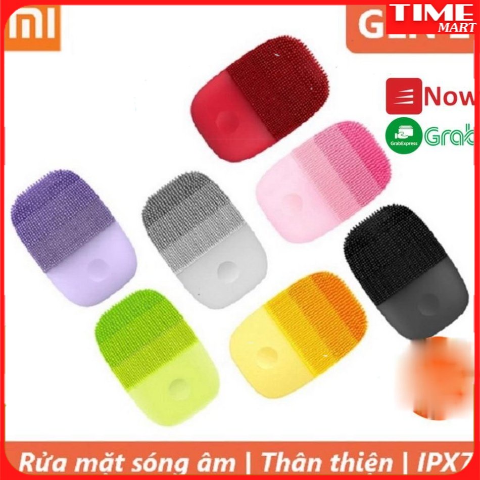 [MẪU MỚI 2022 GEN 2] Máy rửa mặt Xiaomi inFace. bằng sóng âm sạc điện chống nước. Mẫu mới lồng êm và dài hơn [TIME_MART]