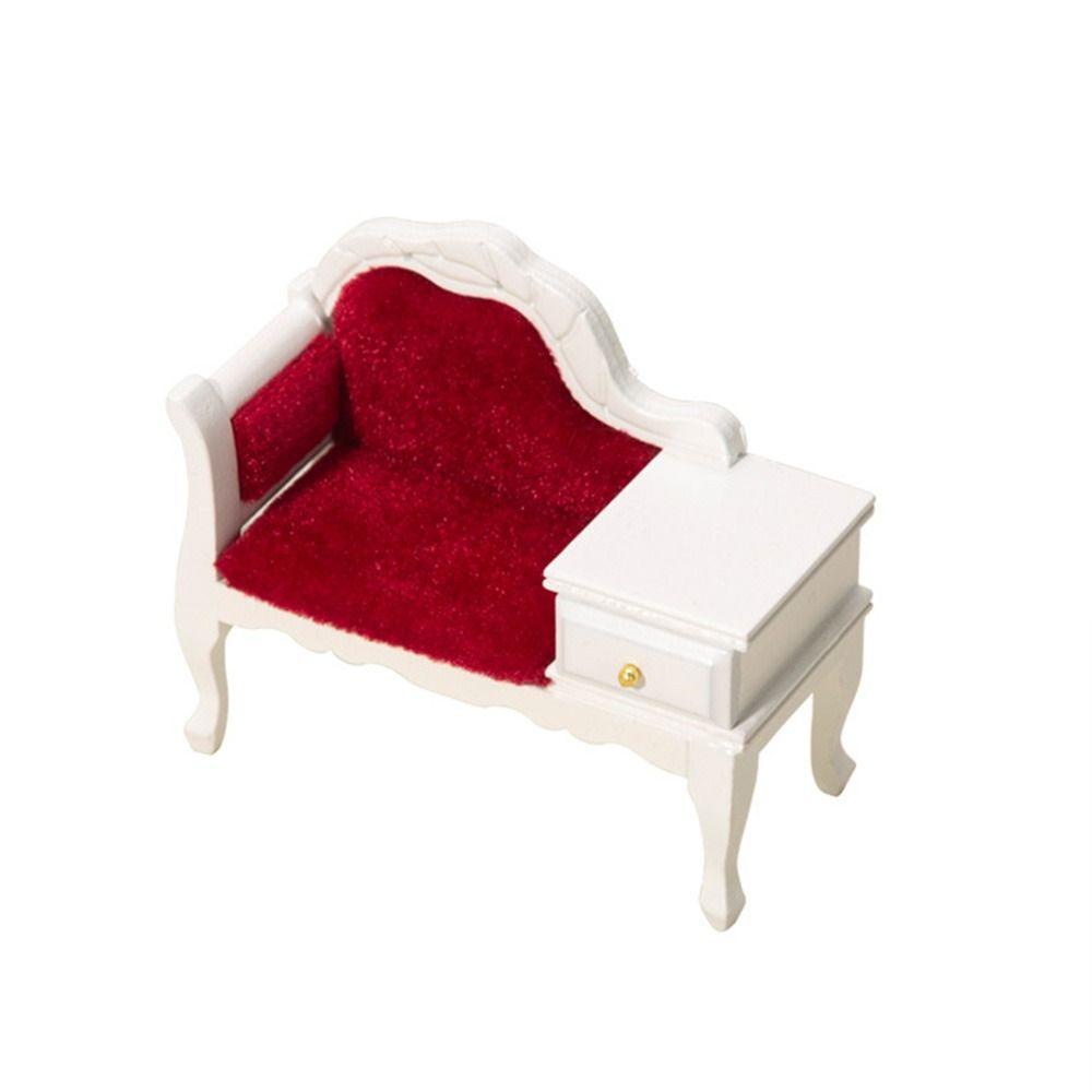 Bàn Cầu Vồng Chất Lượng Cao Trang Trí Nhà Búp Bê Tỉ Lệ 1 / 12