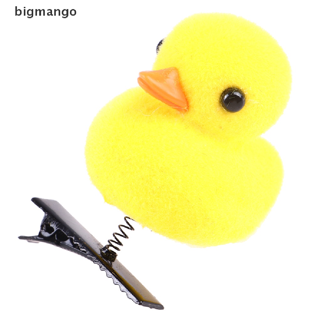 Bigmango Kẹp Tóc Hình Chú Vịt Vàng Vui Nhộn Cho Bé