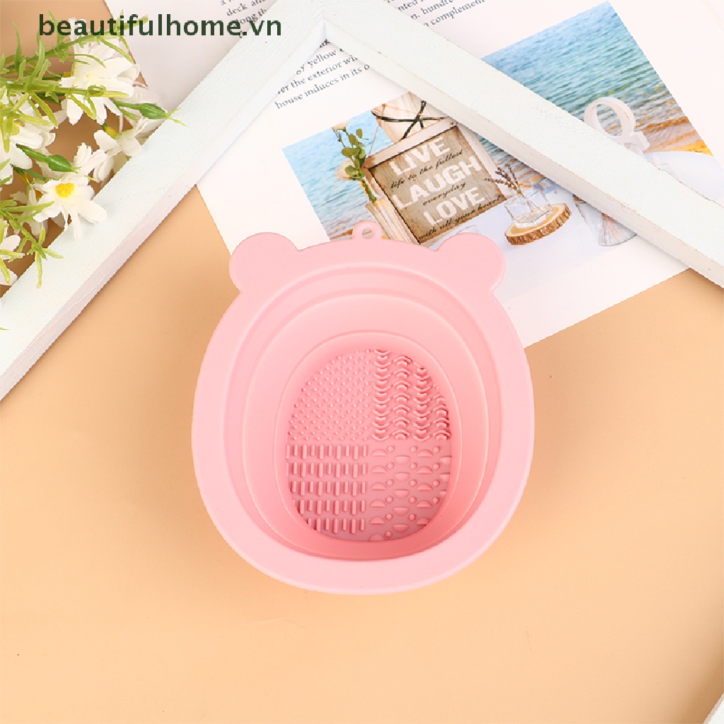 Miếng Silicone Vệ Sinh Cọ Trang Điểm DIY Tiện Dụng