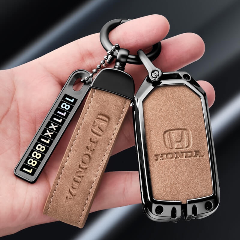 Vỏ Da Bảo Vệ Chìa Khóa Xe Hơi Honda Civic City Accord CRV CR-V Hrv XR-V Odyssey Brio Jazz 2022 2023