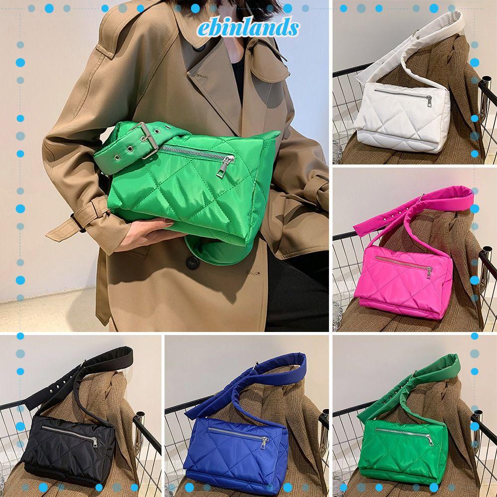 Túi Xách Đeo Dưới Cánh Tay Vải Cotton Thời Trang Mùa Đông Cho Nữ