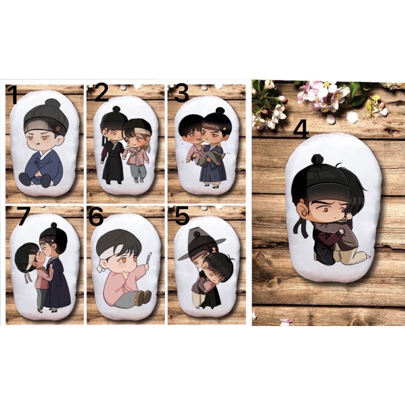 gấu Dạ Ký in 2 mặt ảnh / gối ôm Dạ Ký Dạ Xuân Hoạ