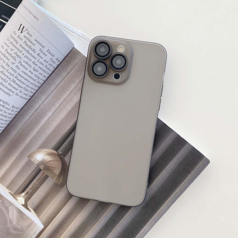 Ốp Điện Thoại PC Nhám Siêu Mỏng 0.2mm Chống Dấu Vân Tay Cho iPhone 14 13 12 11 Pro Max Plus