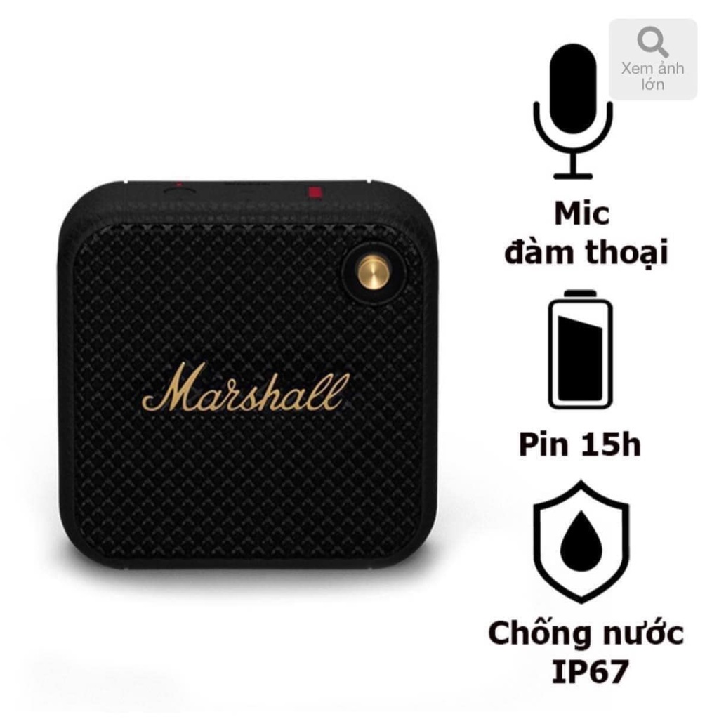 Loa Bluetooth Mini Marshall Willen Không Dây Bass Cực Mạnh Cho Điện Thoại Máy Tính Laptop Pc Cho Âm Thanh Cực Chất -TGCN