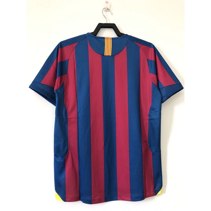 Áo Thun Đá Banh Sân Nhà Đội Tuyển Barcelona 2005-06 S-XXL 10 Ronaldo 30 MESSI