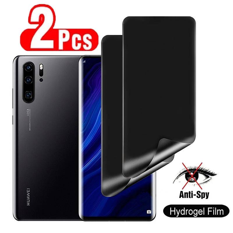 Set 1-2 Phim Hydrogel Bảo Vệ Màn Hình Cho Huawei Mate 50 40 30 30E 20 Pro Plus 50 40 RS 40E 20X P50 P40 P30 P20 Pro Lite