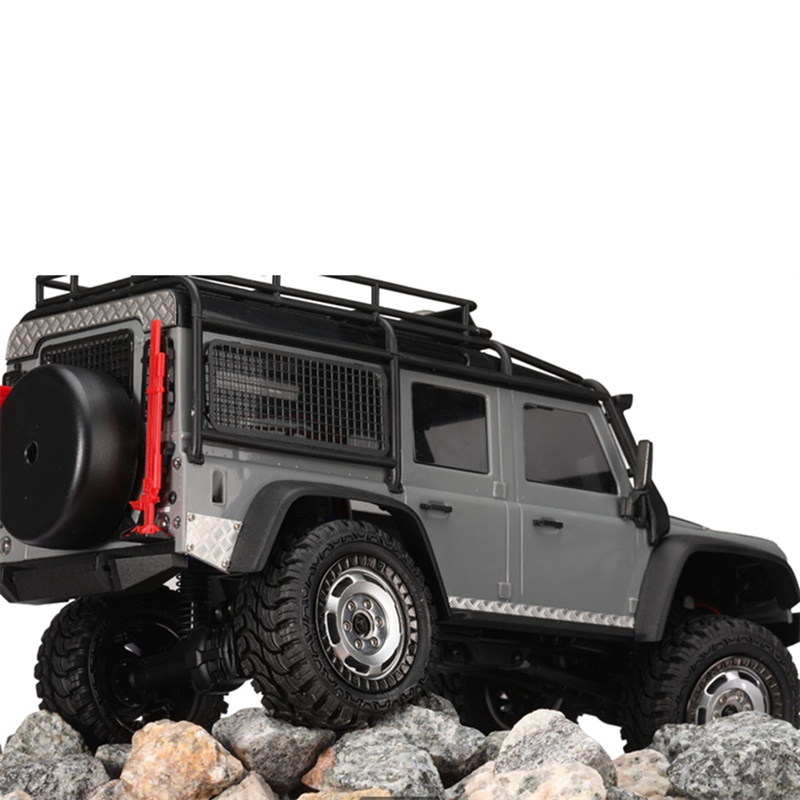 Tấm Trang Trí Mui Xe Bằng Kim Loại Chống Trượt Cho Traxxas TRX4M Defender 1 / 18 RC