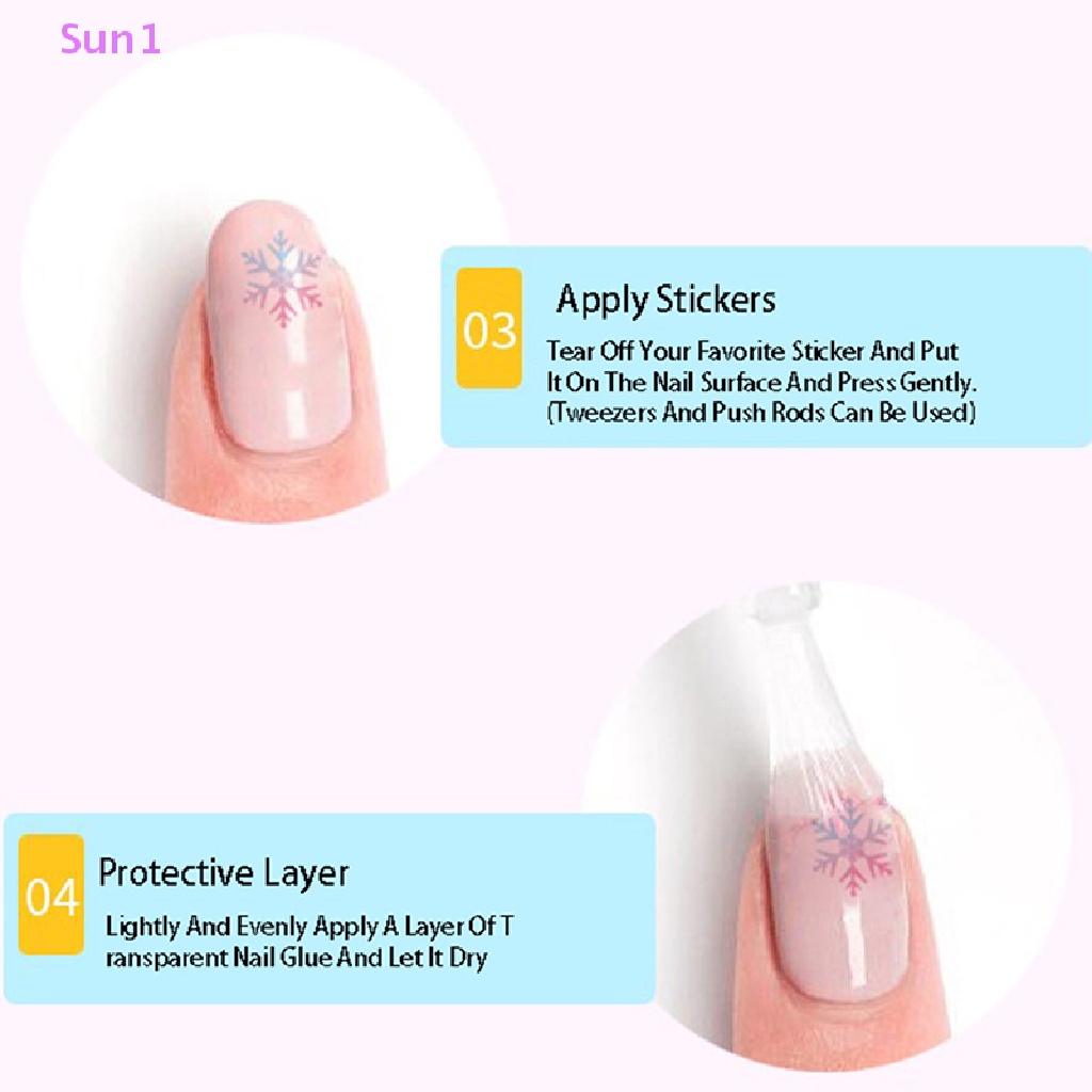 Sticker Dán Móng Họa Tiết Hoạt Hình Động Vật 3D Đáng Yêu Dành Cho Trẻ Em