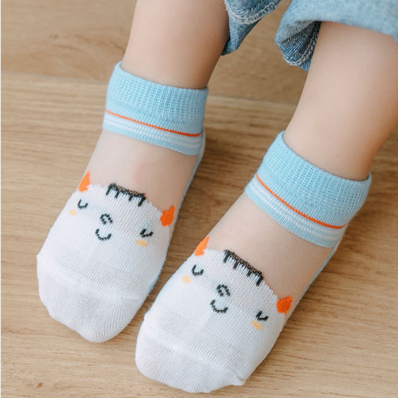 Tất Lưới Thoáng Khí In Họa Tiết Hoạt Hình Thời Trang Mùa Hè Cho Bé 1-12 Tuổi