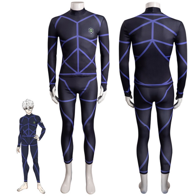 Anime BLUE LOCK Bộ Đồ Hóa Trang Thể Thao Nhân Vật Isagi Yoich Hyoma Chigiri Football Jersey Club Sportswear