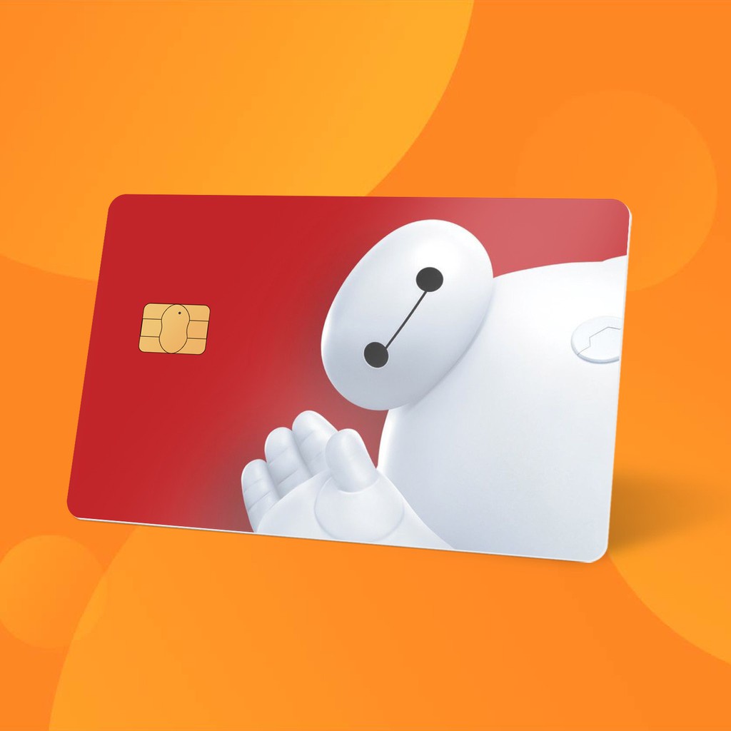 Miếng Dán Thẻ Card Baymax | SKIN ATM, Thẻ Chung Cư Trang Trí - Chất Liệu Decal Vinyl Chống Nước