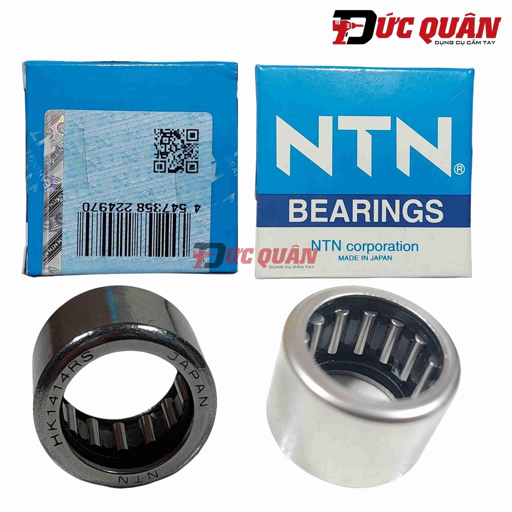 Vòng bi Bạc đạn HK1414 (14x20x14) Đũa Kim NTN dùng cho máy bắn vít Makita, Hitachi...