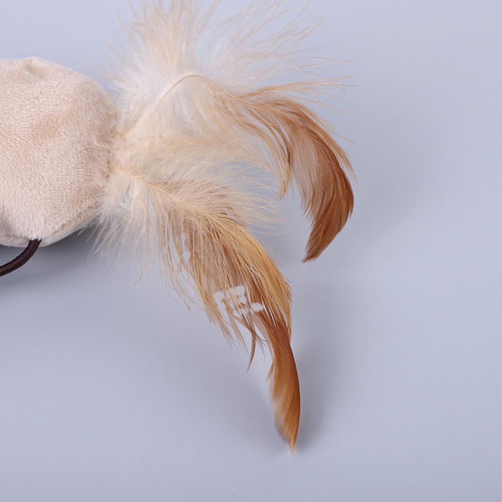 Đồ chơi  mèo gắn lông vũ,đồ chơi cho chó mèo KKPETS