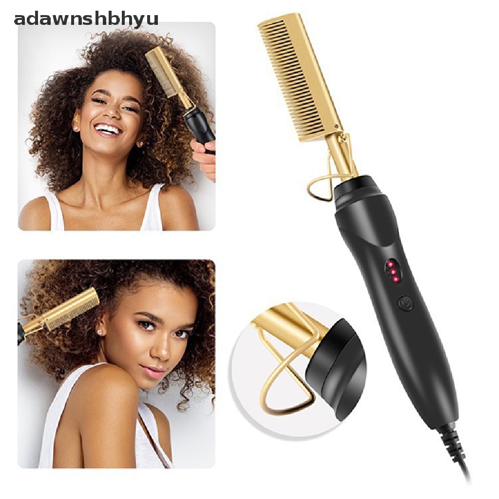 Adawnshbhyu Lược Điện Chải Tóc Khô Và Ướt Bằng Đồng Tiện Dụng Cho Gia Đình VN