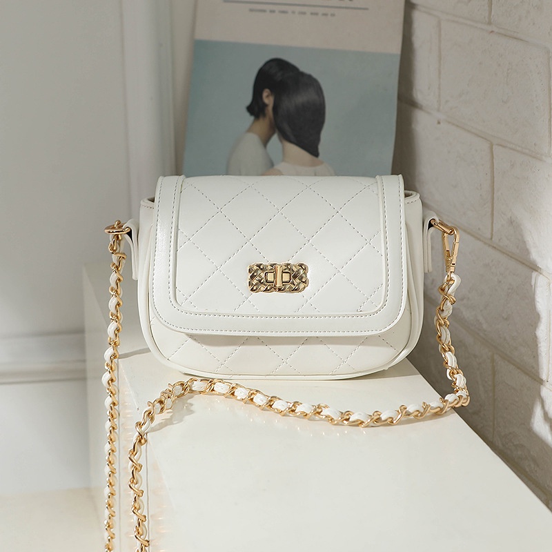 Túi đeo chéo IELGY dáng nhỏ hình thoi phong cách Hàn Quốc ngọt ngào cho nữ