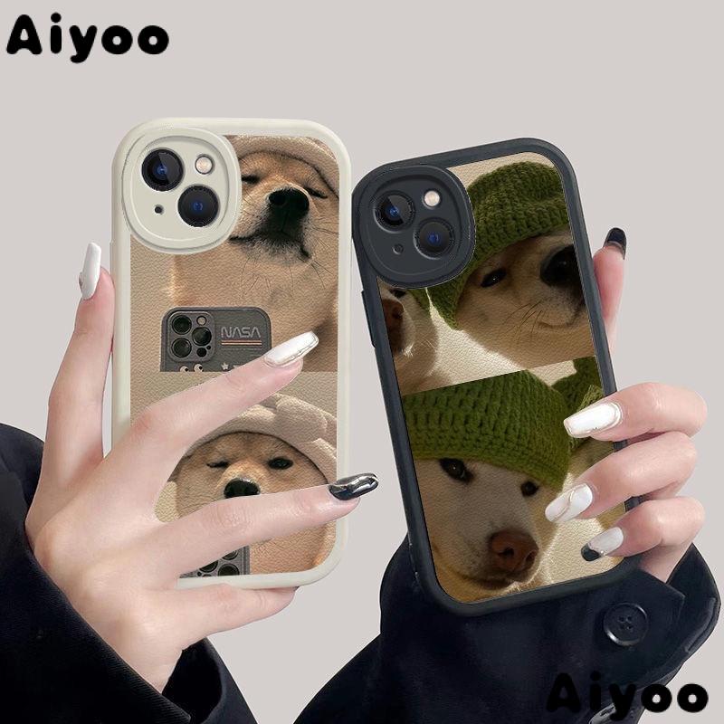 ✅Ốp Điện Thoại Mềm Hình Shiba Inu Phong Cách Đường Phố Cho Apple iPhone 11 14Pro 13 12 xr xs 7 8Plus