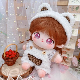 Bộ quần áo cotton giữ ấm cho búp bê 20cm 20cm