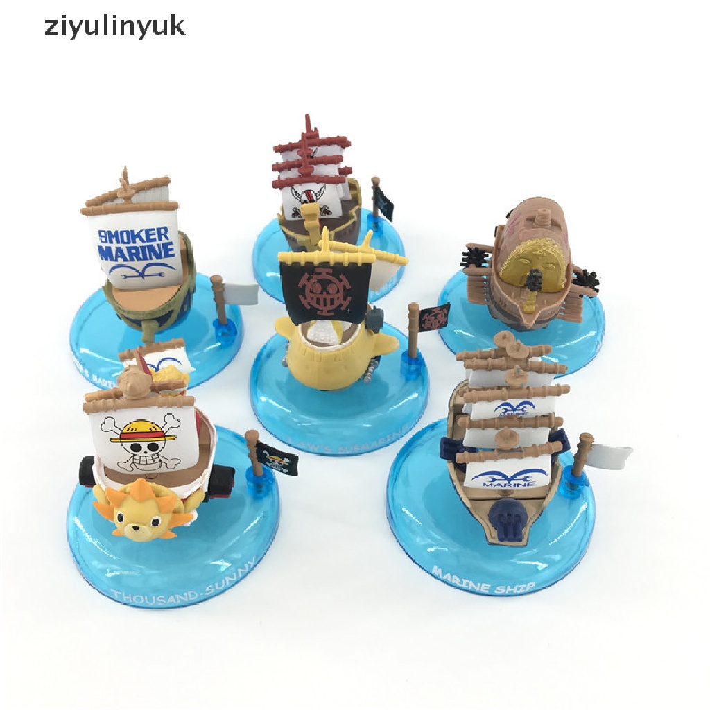 Set 6 Mô Hình Tàu Hải Tặc Trong One Piece