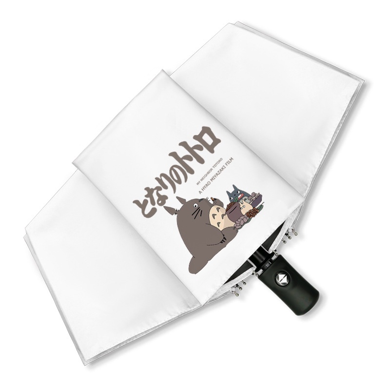 Dù Gấp Tự Động Che Nắng Mưa In Hình Totoro Dễ Thương Cho Bé