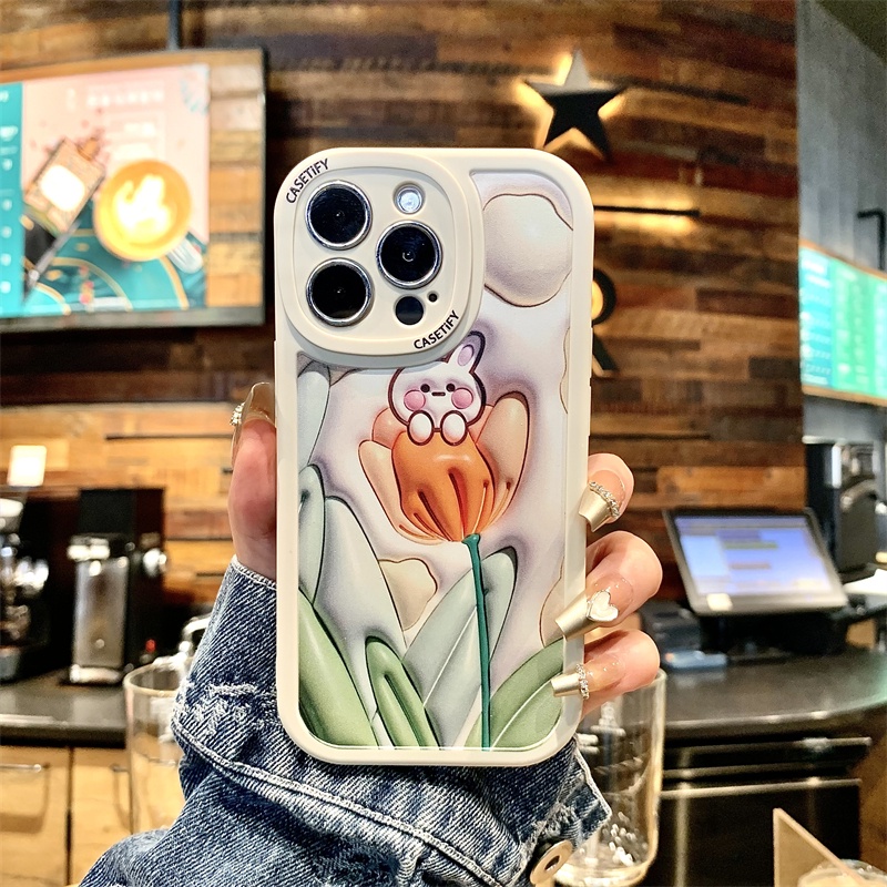 Ốp Điện Thoại Hình Thỏ Cho Vivo V2043 V2026 V2027 V2029 1901 1902 1904 1906 1938 1935 1819 1915 1723 1609 1806 1907 1811 1815 113