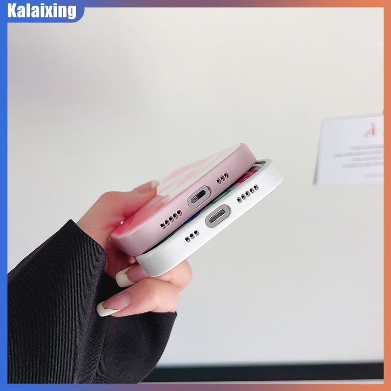 Ốp Điện Thoại Kính Cường Lực In Hình KAWS Đáng Yêu Cho iPhone 14 Pro Max 14 Plus 13 12 Promax