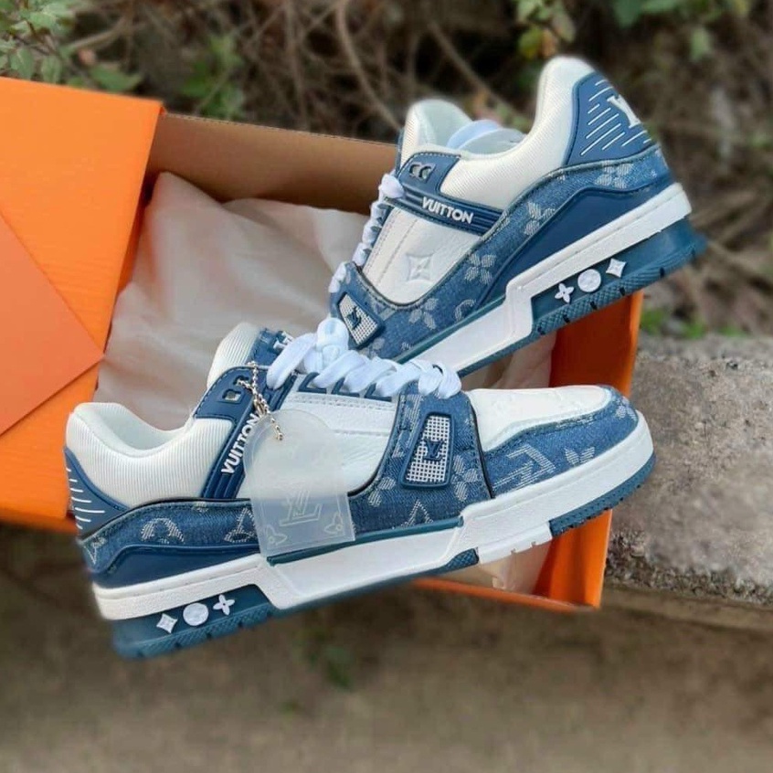 Giày LV Louis Vuitton Trainer, Giày Sneaker LV Nam Nữ Kiểu Dáng Thời Trang FullBox