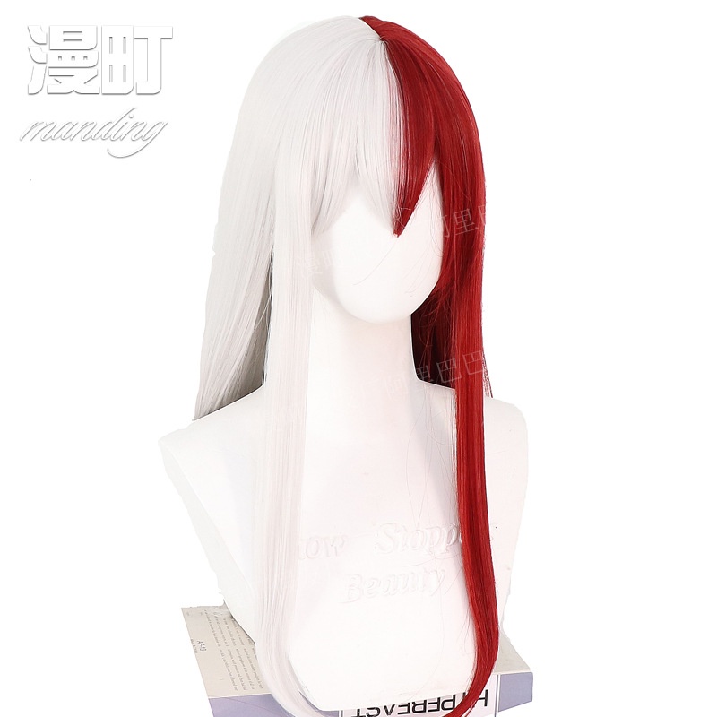 My Hero Academia Todoroki Shoto Transsexual Female COS Wig Long Hair Edition