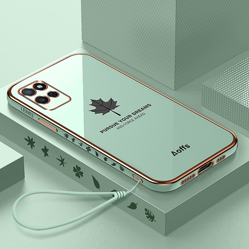 Ốp Lưng Realme Narzo 50 Case Realme Narzo 50A Prime / Narzo 50A / Narzo 50i / Narzo 30A / Narzo 20 Pro / Narzo 20 Ốp Điện Thoại TPU Mềm Chống Sốc Họa Tiết Lá Phong Cho