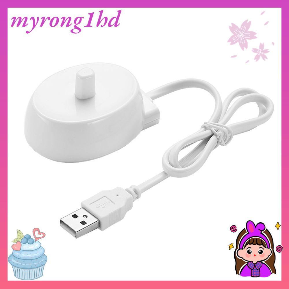 Đế Sạc MYRONG1HD Cho Bàn Chải Đánh Răng Braun Oral B Cổng USB / EU / US