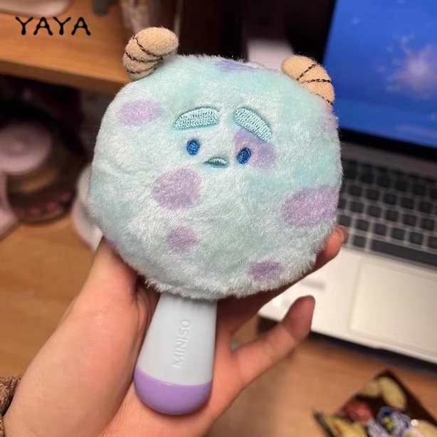 Ins Túi Mát Xa Cầm Tay mini Hình Gấu Dâu Tây Có Gương Xếp Chồng