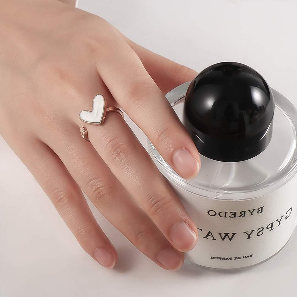 USNOW Nhẫn Hở Bằng Hợp Kim Có Thể Điều Chỉnh Dành Cho Nữ