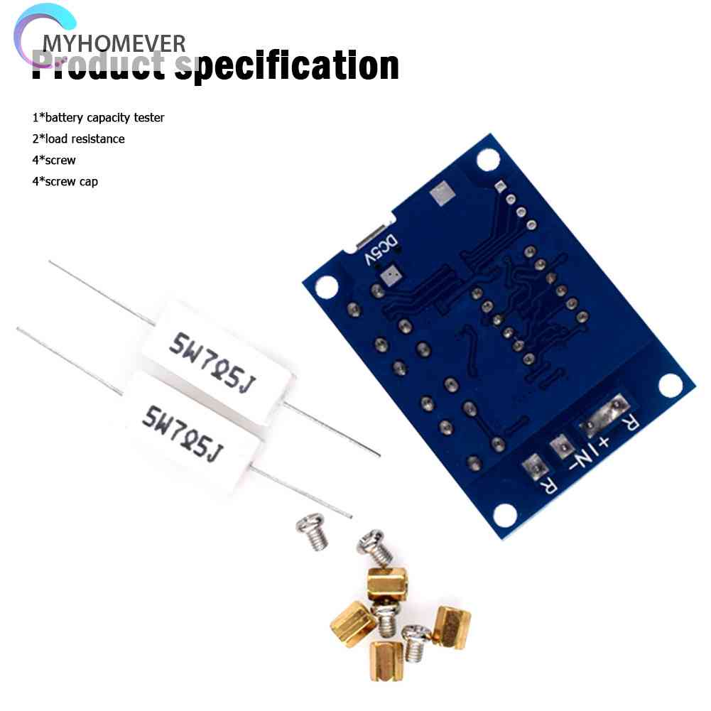 Bản Mạch Thử Dung Lượng Pin HW-586 18650 Lithium Lead-Acid