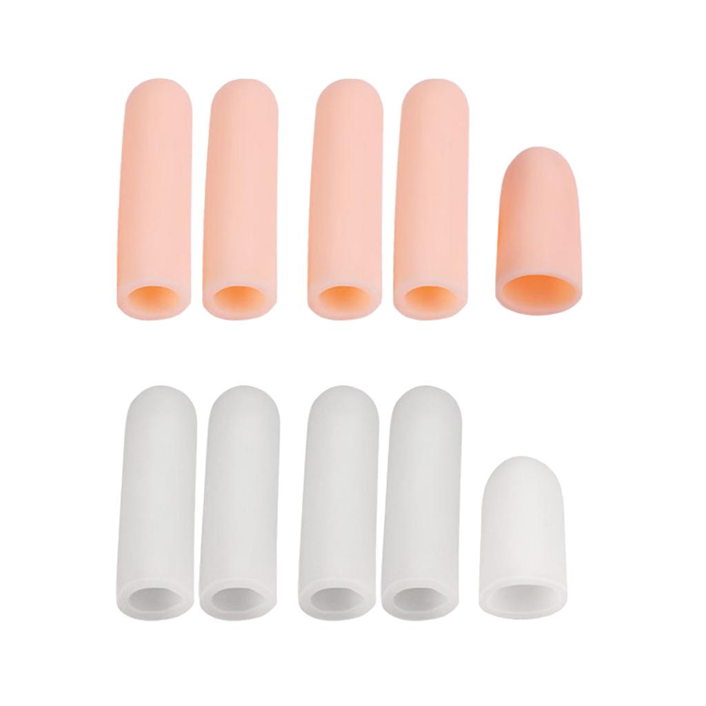 10Pcs Silicone Thumb Protector Splint Finger Sleeves Cover