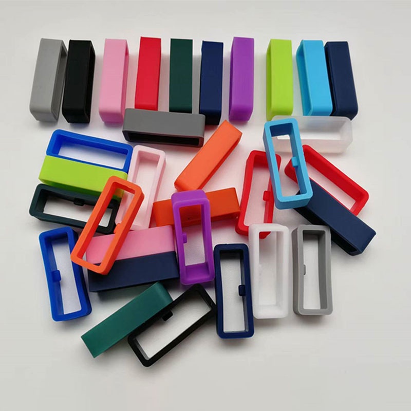 Set 4 Vòng Cao Su Silicone Nhiều Màu Sắc 16mm 18mm 20mm 22mm 24mm Giữ Khóa Dây Đồng Hồ
