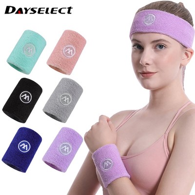 Băng Đô Đeo Cổ Tay Thấm Hút Mồ Hôi Tốt Tiện Dụng Khi Chơi Thể Thao / Đá Banh / Chạy Bộ Cho Nam Và
