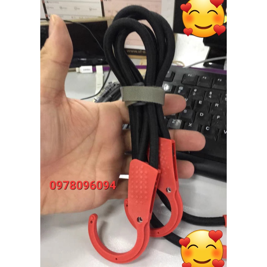 Dây Thun Ràng 1.5m Tăng Chỉnh Và Móc Nhựa Chống Trầy Dây Chằng Hàng Tăng Chỉnh Đa Năng Dây Ràng Tăng Chỉnh  Móc Nhựa